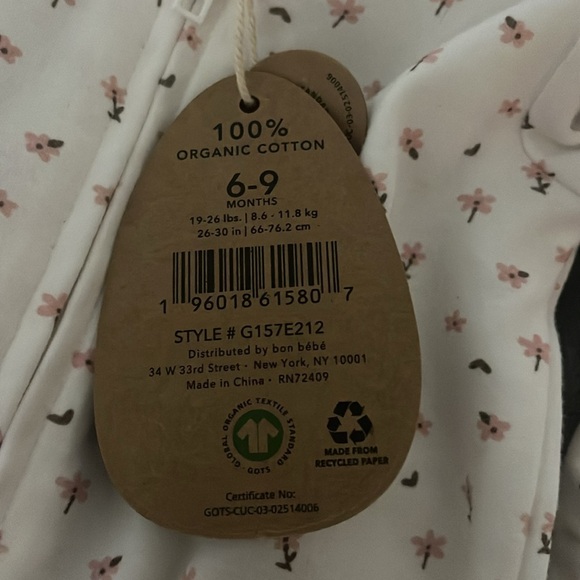 Rabbit+Bear Organic 2 Piece Outfit 6-9m - Picture 5 of 5